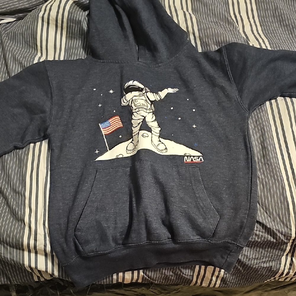 NASA Astronaut Graphic Kids Hoodie